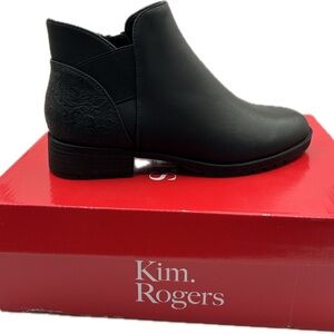 Kim Rogers Women's Black Ankle Boots